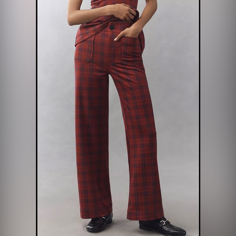 Maeve Colette Tartan Plaid Pants